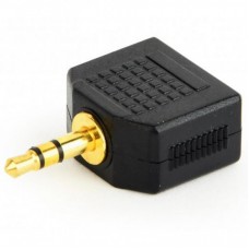 Перехідник 3.5мм M/F 2х3.5мм Cablexpert (CCA-415A) Перехідник 3.5мм M/F 2х3.5мм Cablexpert (CCA-415A)