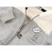 Кофта Haknur на блискавки з хутряним капюшоном (6943-80G-gray)