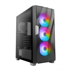 Корпус Antec DF700 FLUX Gaming,MidT,2xUSB3.0,3x120ARGB+2x120мм,скло (бок. панель),без БЖ,чорний