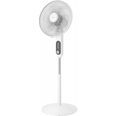 Вентилятор Philips підлоговий Series 1001, 45см, 47Вт, пульт ДК, опора кругла, білий