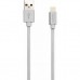 Дата кабель USB 2.0 AM to Lightning 1.0m MFI Pearl White CANYON (CNS-MFIC3PW)