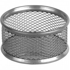 Підставка для скріпок Axent 80x80x40мм, wire mesh, silver (2113-03-A) Підставка для скріпок Axent 80x80x40мм, wire mesh, silver (2113-03-A)