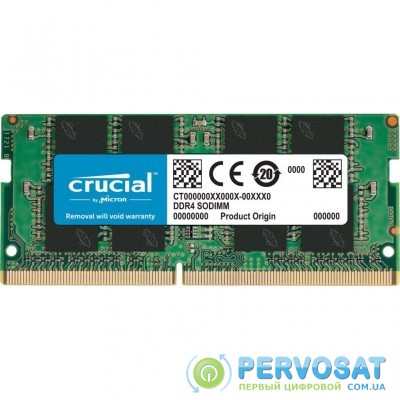 Модуль памяти для ноутбука SoDIMM DDR4 16GB 2666 MHz MICRON (CT16G4SFRA266)