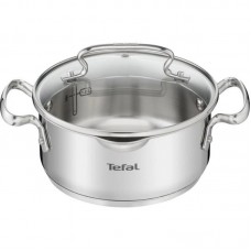 Каструля з кришкою Tefal Duetto+, 18см, 2л, нержавіюча сталь, скло Каструля з кришкою Tefal Duetto+, 18см, 2л, нержавіюча сталь, скло