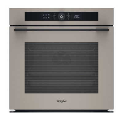 Духова шафа Whirlpool електрична, 73л, A+, дисплей, конвекція, піроліз, телескопічні напрямні, бежевий