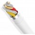 Дата кабель USB 2.0 AM to Micro 5P 1.2m Nets T-M801 White T-PHOX (T-M801 white)