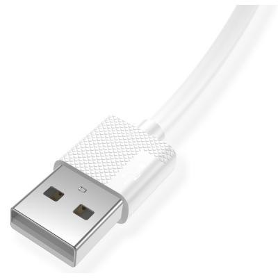 Дата кабель USB 2.0 AM to Micro 5P 1.2m Nets T-M801 White T-PHOX (T-M801 white)