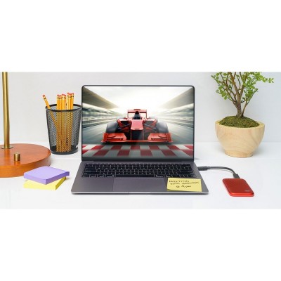 Портативний SSD USB 3.2 WD Passport 2TB R1050/W1000MB/s Red