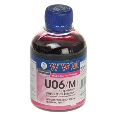 Чорнило WWM Universal Canon/HP/Lexmark/Xerox Magenta (U06/M)