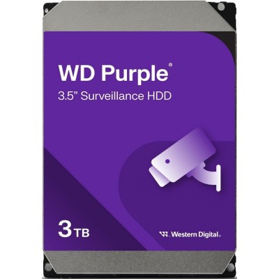 Жорсткий диск WD  3TB 3.5" 256MB SATA Purple Surveillance