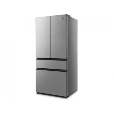 Холодильник SBS Gorenje, франц.дверцята, 182x80x71см, 2 дв., Х- 302л, М- 178л, A+, NF+,  Інвертор, Дисплей, Сірий