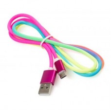 Дата кабель USB 2.0 AM to Micro 5P 1.0m rainbow nylon Vinga (VCPDCMCOLNB1RS) Дата кабель USB 2.0 AM to Micro 5P 1.0m rainbow nylon Vinga (VCPDCMCOLNB1RS)