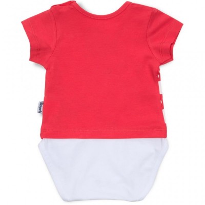 Боді Miniworld з брюками і слюнявчиком (14626-80G-pink)