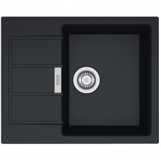 Мийка кухонна Franke Sirius, тектонайт, прямокутник, з крилом, 620х500х200мм, чаша - 1, накладна, SD2 611-62, чорний Мийка кухонна Franke Sirius, тектонайт, прямокутник, з крилом, 620х500х200мм, чаша - 1, накладна, SD2 611-62, чорний