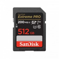 Карта пам'яті SanDisk SD  512GB C10 UHS-I U3 R200/W140MB/s Extreme Pro V30 Карта пам'яті SanDisk SD  512GB C10 UHS-I U3 R200/W140MB/s Extreme Pro V30