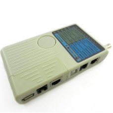 Тестер кабельний RJ-45/RJ-12/RJ-11/BNC/USB Merlion (NT-T040) Тестер кабельний RJ-45/RJ-12/RJ-11/BNC/USB Merlion (NT-T040)