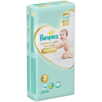 Подгузник Pampers Premium Care Pants Midi Размер 3 (6-11 кг), 48 шт. (8001090759795)