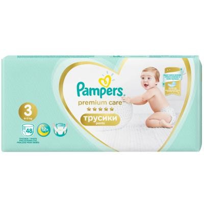 Подгузник Pampers Premium Care Pants Midi Размер 3 (6-11 кг), 48 шт. (8001090759795)