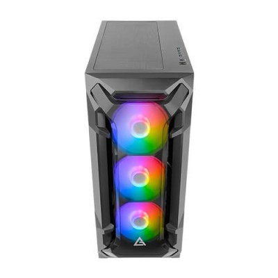 Корпус Antec DF600 FLUX Gaming, MidT,2xUSB3.0, 2x120+3x120ARGBмм,скло(бічна панель)без БЖ,чорний