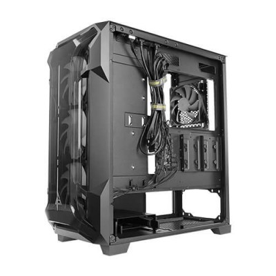 Корпус Antec DF600 FLUX Gaming, MidT,2xUSB3.0, 2x120+3x120ARGBмм,скло(бічна панель)без БЖ,чорний