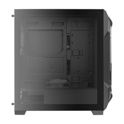 Корпус Antec DF600 FLUX Gaming, MidT,2xUSB3.0, 2x120+3x120ARGBмм,скло(бічна панель)без БЖ,чорний