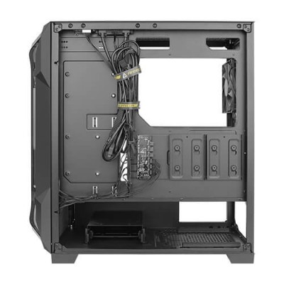 Корпус Antec DF600 FLUX Gaming, MidT,2xUSB3.0, 2x120+3x120ARGBмм,скло(бічна панель)без БЖ,чорний
