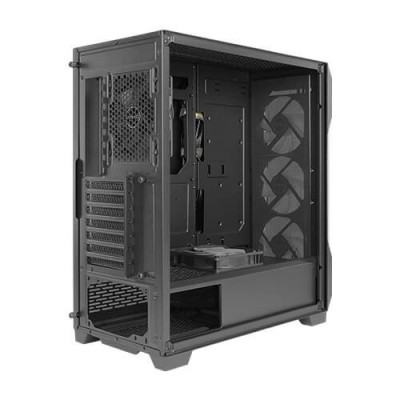 Корпус Antec DF600 FLUX Gaming, MidT,2xUSB3.0, 2x120+3x120ARGBмм,скло(бічна панель)без БЖ,чорний