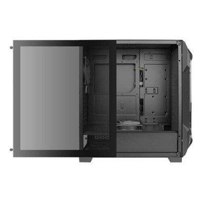 Корпус Antec DF600 FLUX Gaming, MidT,2xUSB3.0, 2x120+3x120ARGBмм,скло(бічна панель)без БЖ,чорний