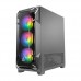Корпус Antec DF600 FLUX Gaming, MidT,2xUSB3.0, 2x120+3x120ARGBмм,скло(бічна панель)без БЖ,чорний