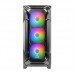 Корпус Antec DF600 FLUX Gaming, MidT,2xUSB3.0, 2x120+3x120ARGBмм,скло(бічна панель)без БЖ,чорний