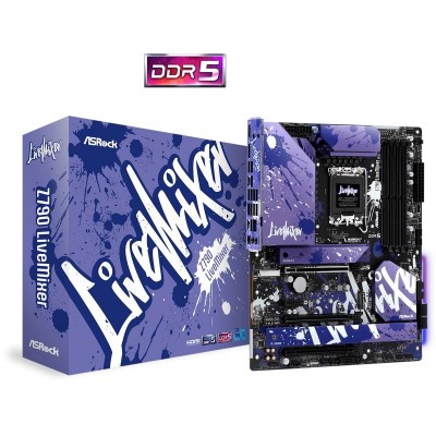 Материнська плата ASRock Z790 LIVEMIXER s1700 Z790 4xDDR5 M.2 HDMI DP Wi-Fi BT ATX