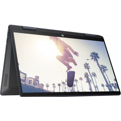 Ноутбук HP Pavilion x360 14-ek2006ua 14" FHD IPS Touch, Intel 3-100U, 8GB, F512GB, UMA, DOS, синій