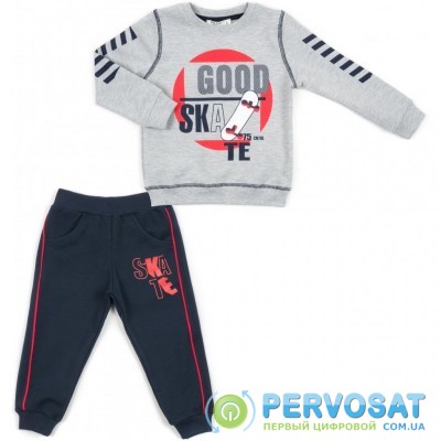 Набор детской одежды Breeze "GOOD SKATE" (13263-110B-gray)