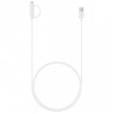 Дата кабель USB 2.0 AM to Type-C + Micro 5P 1.5m white Samsung (EP-DG930DWEGRU) Дата кабель USB 2.0 AM to Type-C + Micro 5P 1.5m white Samsung (EP-DG930DWEGRU)
