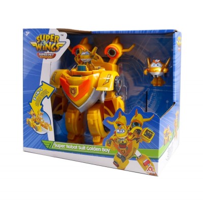 Ігровий набір Super Wings Super Robot Suit Золотий Хлопчик (Golden Boy)