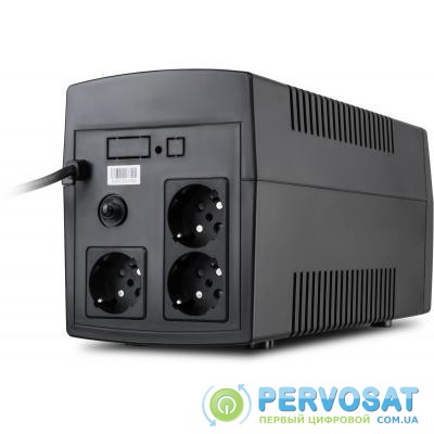 Источник бесперебойного питания Vinga LED 1200VA plastic case (VPE-1200P)