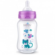 Пляшечка для годування BAYBY 250 мл 0 мес+ фиолетовый (BFB6103) Пляшечка для годування BAYBY 250 мл 0 мес+ фиолетовый (BFB6103)
