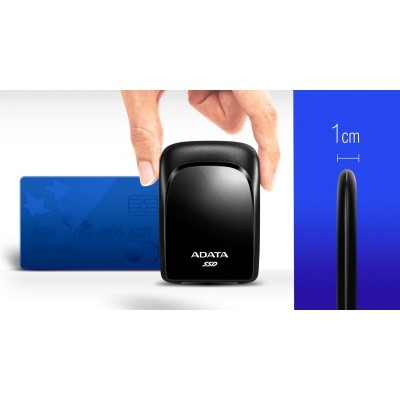 Портативний SSD USB 3.2 Gen 2 Type-C ADATA SC680 480GB Чорний