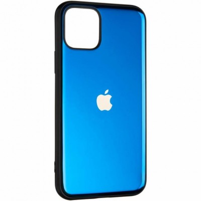 Чохол до моб. телефона Gelius Metal Glass Case for iPhone 11 Pro Max Blue (00000077032)
