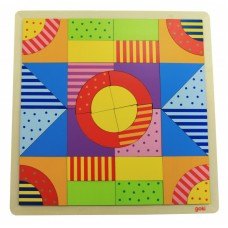 Конструктор дерев'яний goki Різнобарвний світ