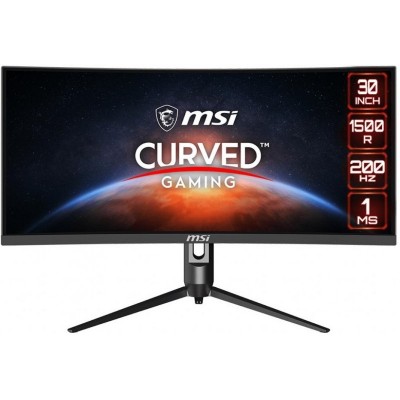 Монітор LCD 29.5" MSI Optix MAG301CR2, 2xHDMI, DP, 2xUSB-A, VA, 2560x1080, Curved, 200Hz, 1ms, DCI-P3 82%, FreeSync