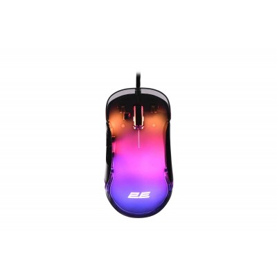 Миша 2E GAMING MG345, RGB, USB-A, прозорий