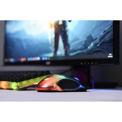 Миша 2E GAMING MG345, RGB, USB-A, прозорий