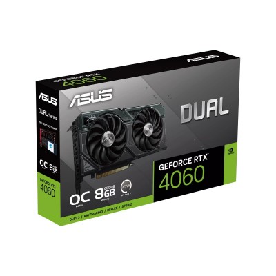 Відеокарта ASUS GeForce RTX 4060 8GB GDDR6 DUAL OC V2 DUAL-RTX4060-O8G-V2 Bulk