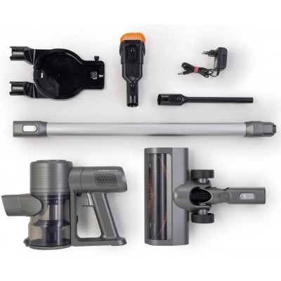 Пилосос Gorenje бездротовий, 95Вт, конт пил -0.5л, автон. робота до 60хв, HEPA, 2 в 1, підсвічування, індикатор, антрацит