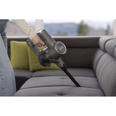 Пилосос Gorenje бездротовий, 95Вт, конт пил -0.5л, автон. робота до 60хв, HEPA, 2 в 1, підсвічування, індикатор, антрацит