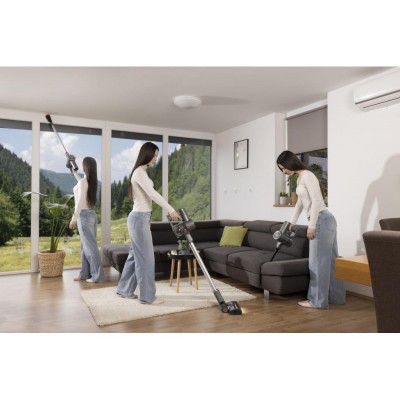 Пилосос Gorenje бездротовий, 95Вт, конт пил -0.5л, автон. робота до 60хв, HEPA, 2 в 1, підсвічування, індикатор, антрацит