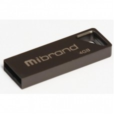 USB флеш накопичувач Mibrand 4GB Stingray Grey USB 2.0 (MI2.0/ST4U5G)