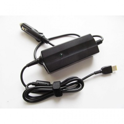 Блок живлення до ноутбуку AlSoft [car 12В-16В] Lenovo 90W 20V, 4.5A, роз'єм прямокут. + 2*USB (A40288)