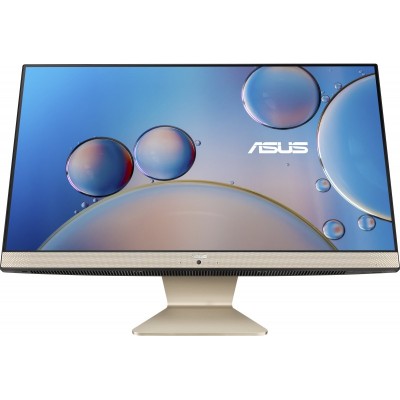 Персональний комп'ютер моноблок ASUS M3400WYAK-BA019M 23.8" FHD AG, AMD R5-5625U, 16GB, F512GB, UMA, WiFi,  кл+м, без ОС, золотистий